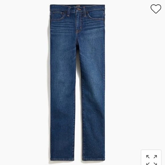 𝅺j. Crew Toothpick 8” Rise Jeans Size 27 - Picture 2 of 14